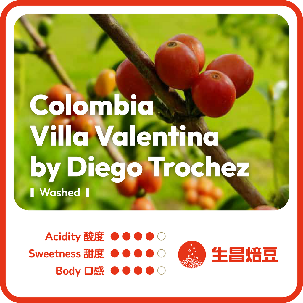 *Direct from the origin* Colombia Villa Valentina by Diego Trochez | Washed 水洗
